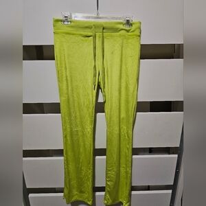 Aerie Dreamy Velour Lowrise size small color: lime green
